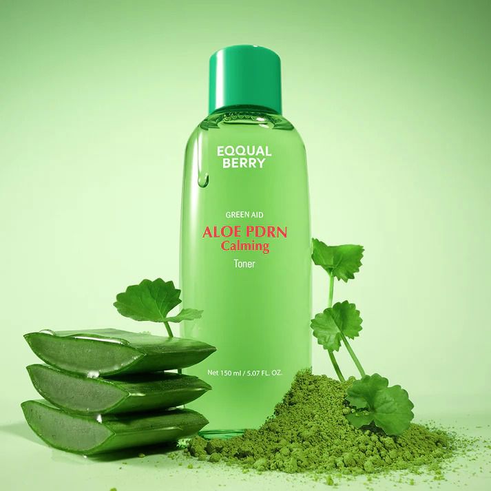 EQQUALBERRY Green Aid Aloe PDRN Calming Toner
