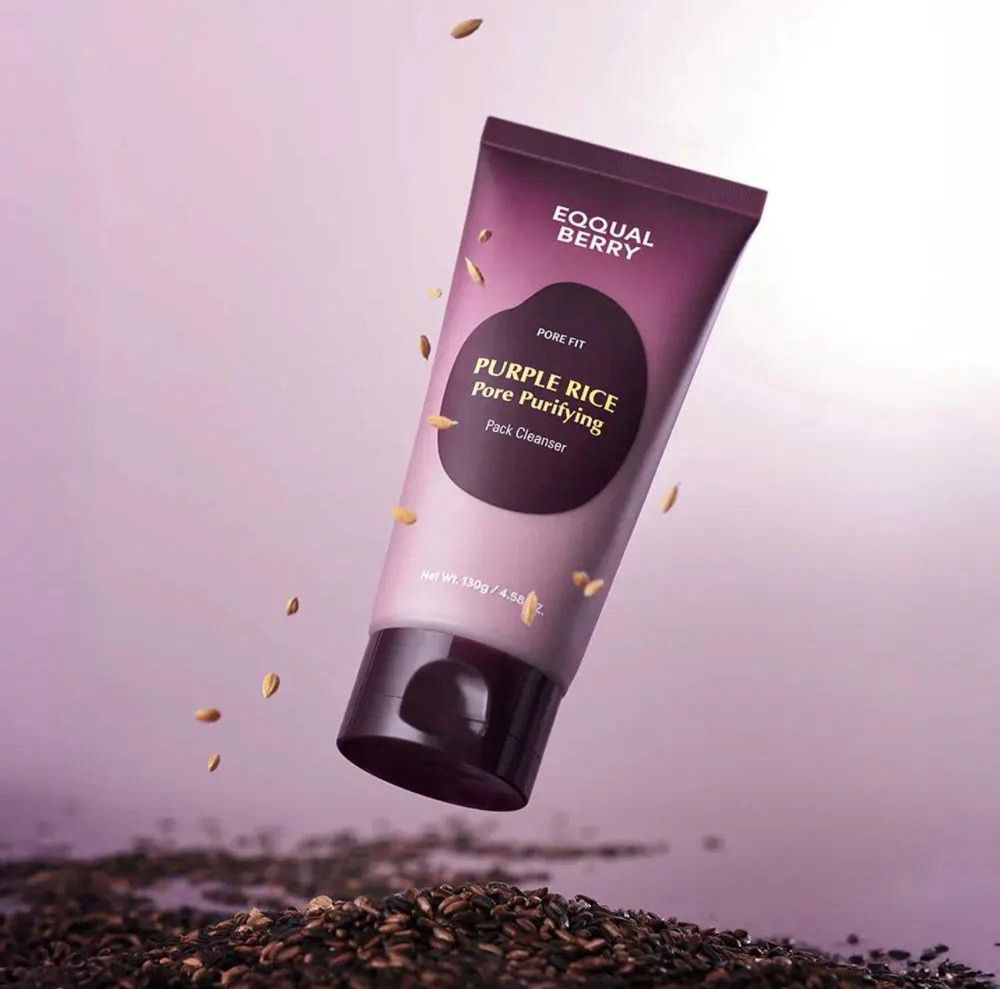 EQQUALBERRY Purple Rice Pore Purifying Pack Cleanser  