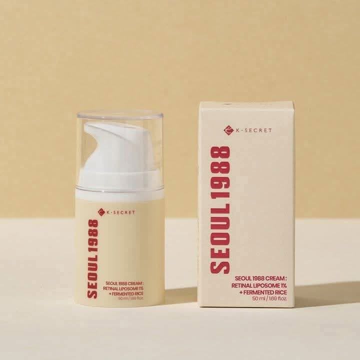 K-Secret, Seoul 1988 Cream, Retinal Liposome 1% + Fermented Rice